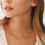 Thumbnail: Collier Chain Necklace Multilayer Moon Alloy Metal Disc Gold Pendant Nec