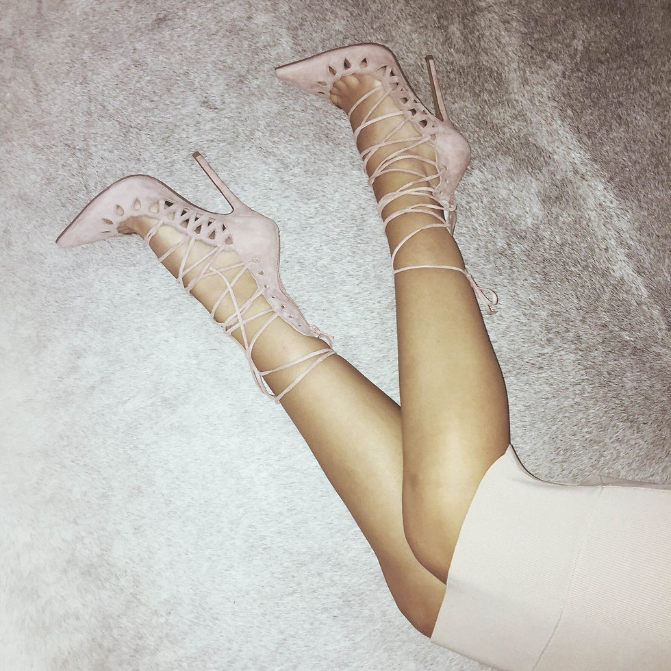 Thumbnail: The Breanna Blush Suede by SBB the Label