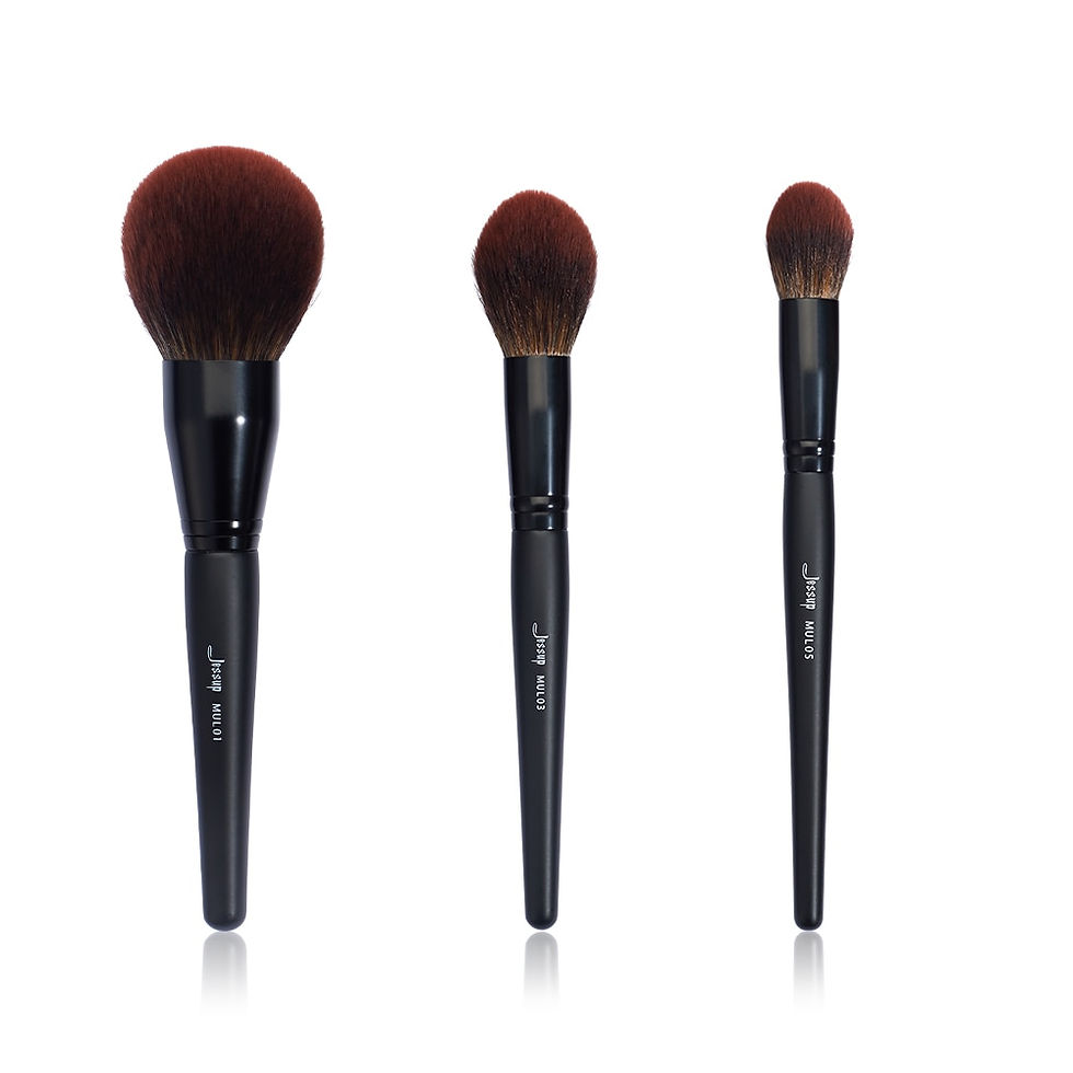 Thumbnail: Phantom Black 3-21pcs Foundation Brush Powder Concealer Eyeshadow Synthetic