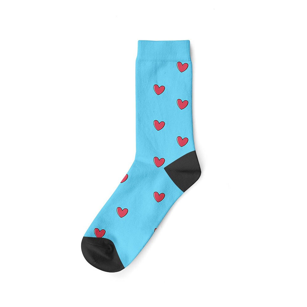 Thumbnail: 3D Custom Personality Long Socks Men Winter Funny Pet Dog Cat Fishbone Faces
