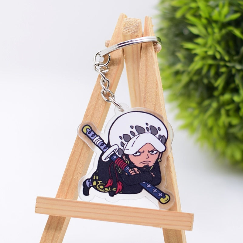 Thumbnail: One Piece Keychain Double Sided Key Chain Acrylic Pendant Anime Accessories