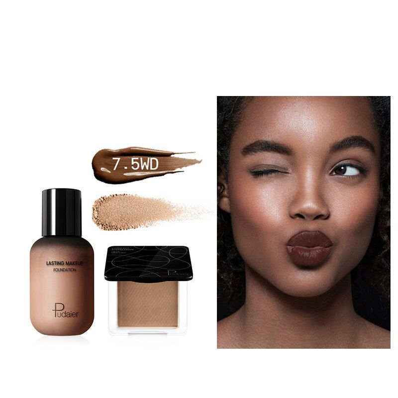 Thumbnail: Face Foundation Makeup Set Liquid Foundation Cream Matte Foundation Base Face