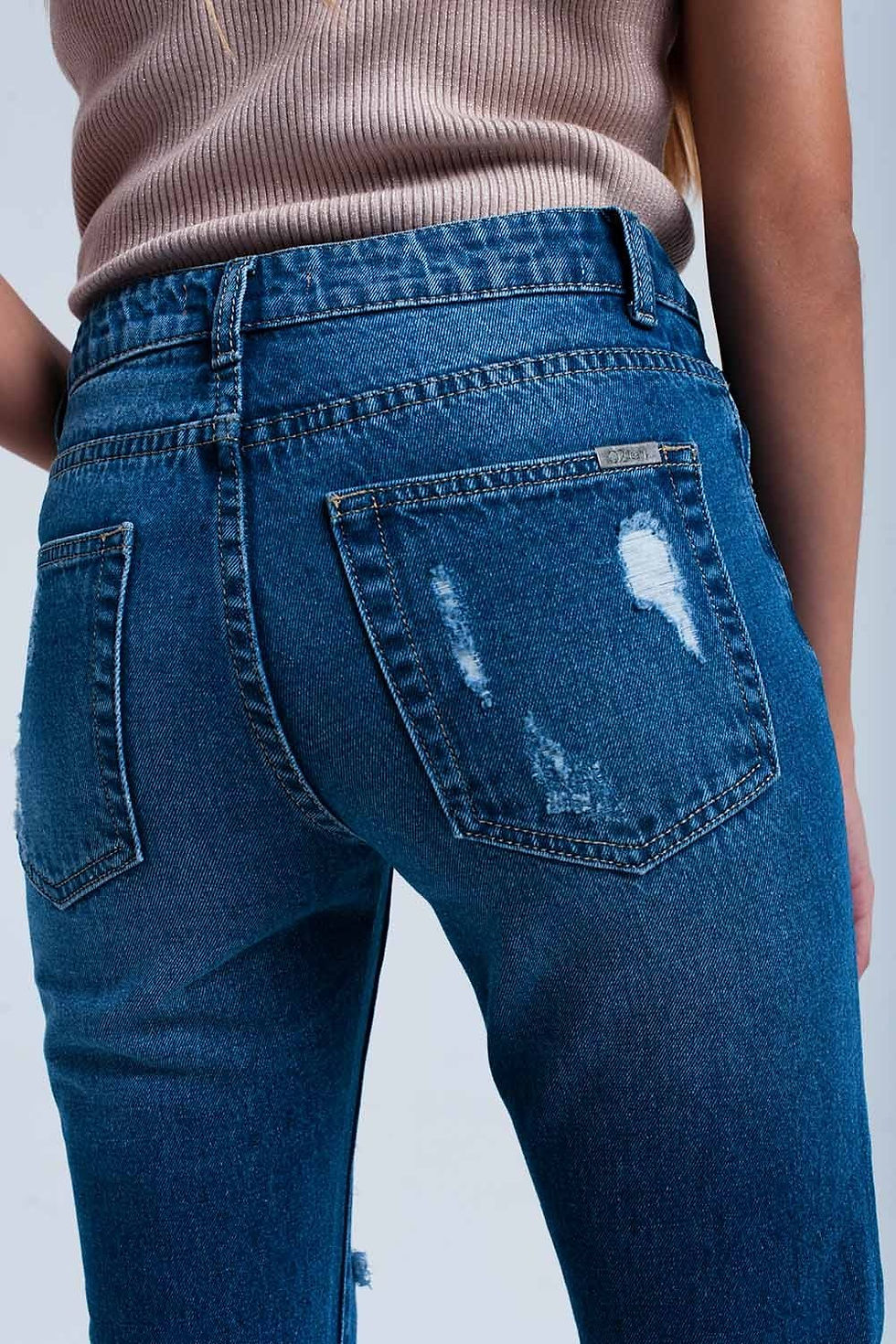 Thumbnail: Worn Straight Jeans