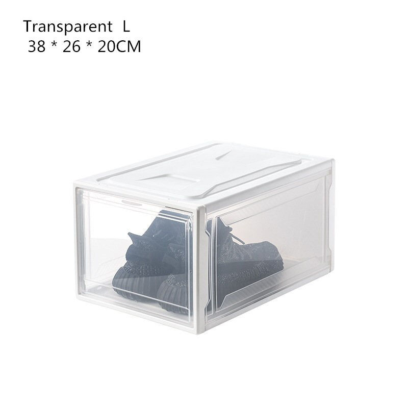 Thumbnail: 1PCS Large Capacity Drawer Shoe Box Transparent Shoes Box  Plastic Shoe Storage