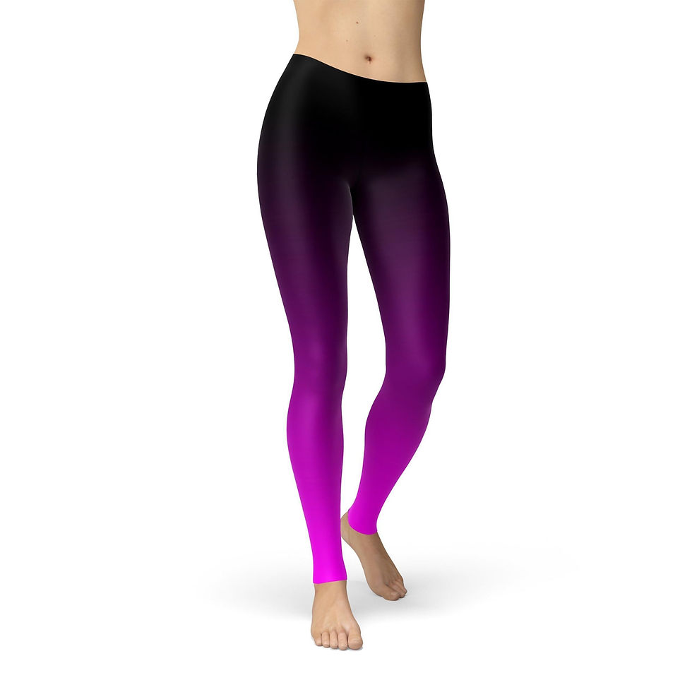 Miniaturebillede: Jean Black Pink Ombre
