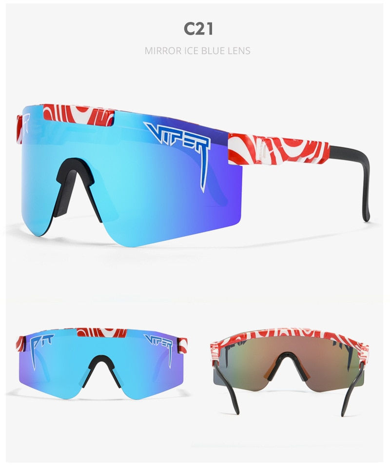Thumbnail: 2020 New High Quality Sun Glasses Polarized Mirrored RED Lens Tr90 Frame Uv400