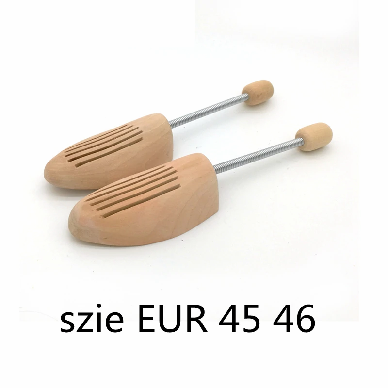 Thumbnail: Wooden Shoe Tree High-Grade Spring Shoes Adjustable Support Shoe Shaped