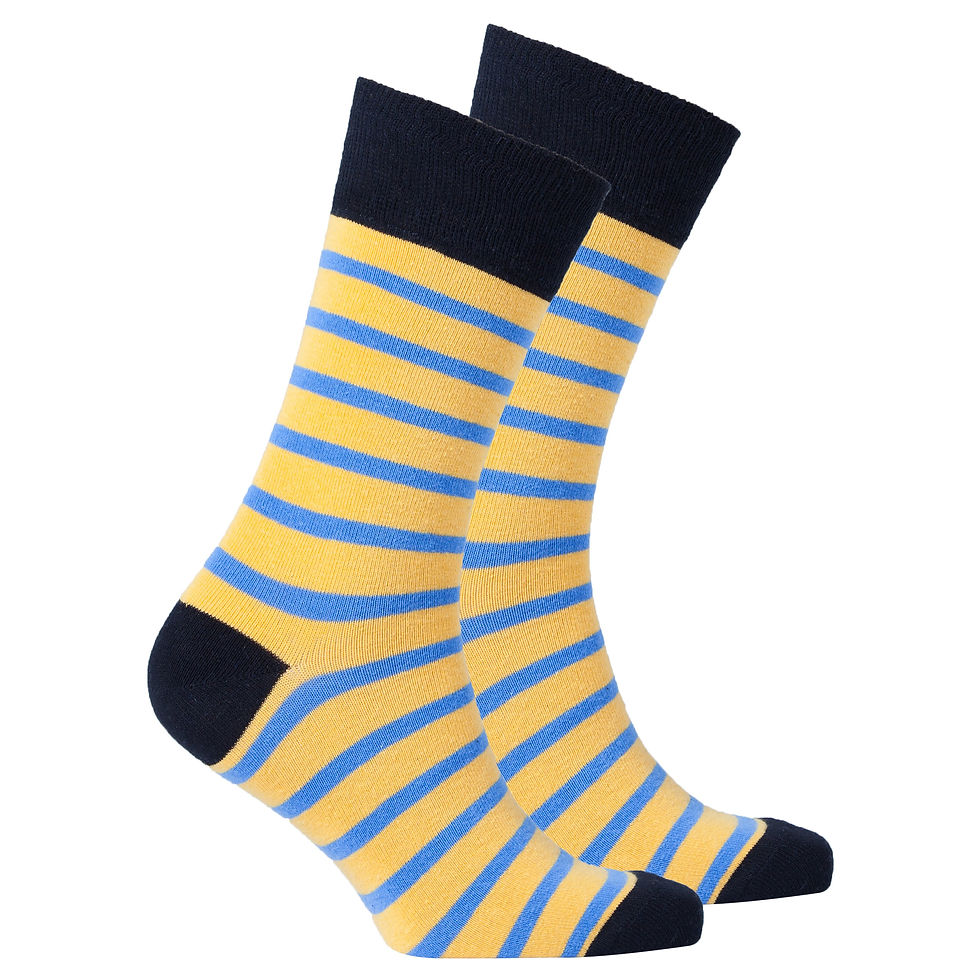 Miniatura: Men's Blonde Stripe Socks