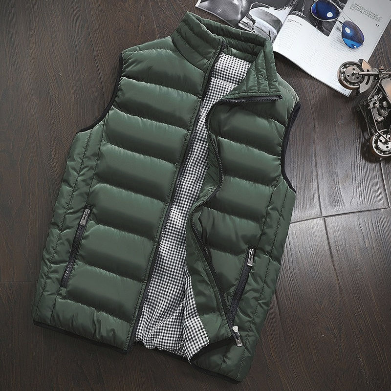 Thumbnail: Vest Men New Stylish Autumn Vests Spring Warm Sleeveless Jacket