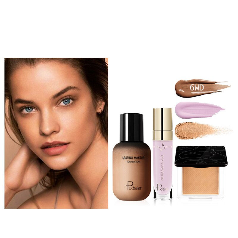 Thumbnail: Face Foundation Makeup Set Liquid Foundation Cream Matte Foundation Base Face