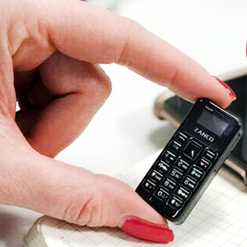 Thumbnail: Tiny T1 World Smallest Feature Cell Phone Unlocked Basic Mini Mobile Phone