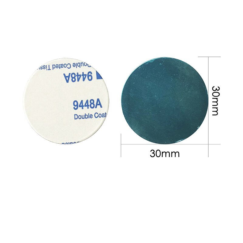 Thumbnail: 30x0.3mm Sticker Metal Plate Disk Iron Sheet for Magnet Mobile Phone Holder