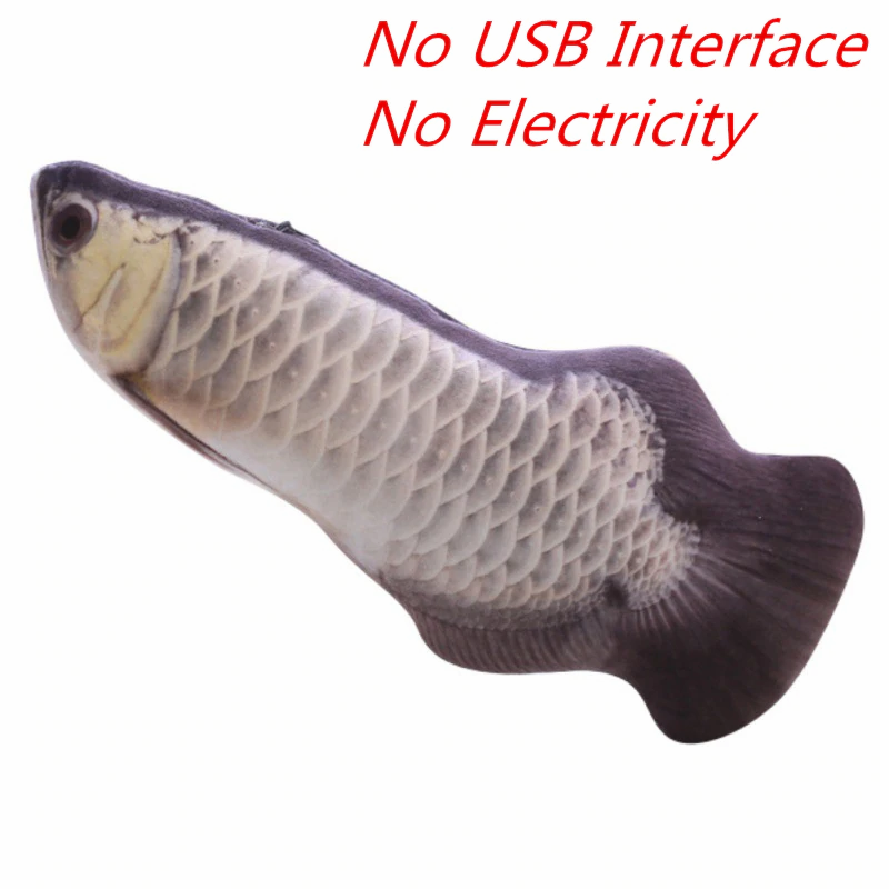 Thumbnail: 30CM Electronic Pet Cat Toy Electric USB Charging Simulation Fish Toys