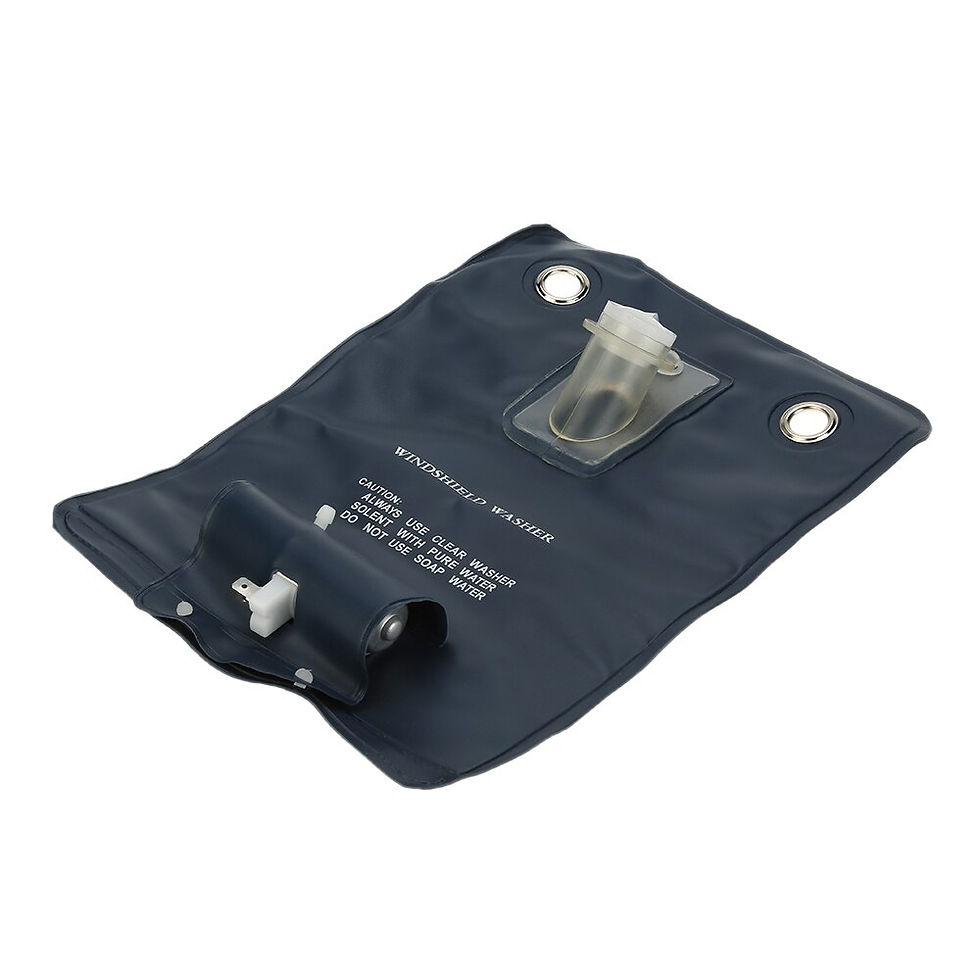 Thumbnail: 12VWindshield Washer Pump Bag Kit With Jet Button Switch for Classic Cars