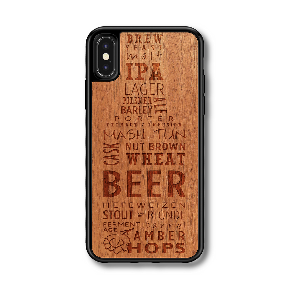 Thumbnail: CityScape Wooden Phone Case (Boise ID Skyline)