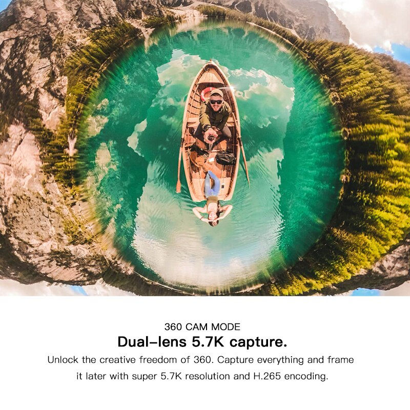 Thumbnail: Insta360 One X2 360 Action Camera 5.7K VR Video 10M Waterproof Insta 360 One X2