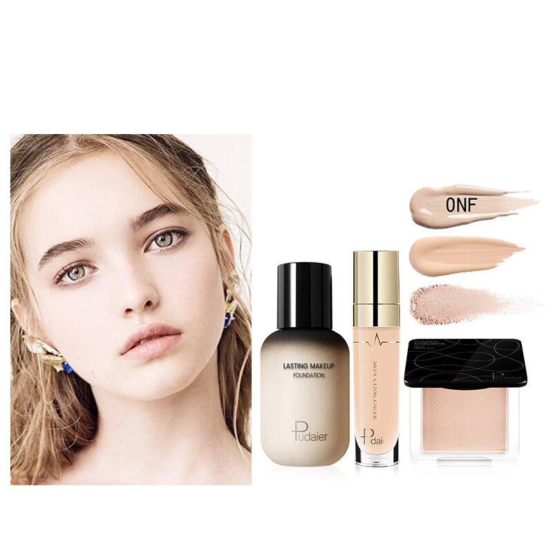 Thumbnail: Face Foundation Makeup Set Liquid Foundation Cream Matte Foundation Base Face