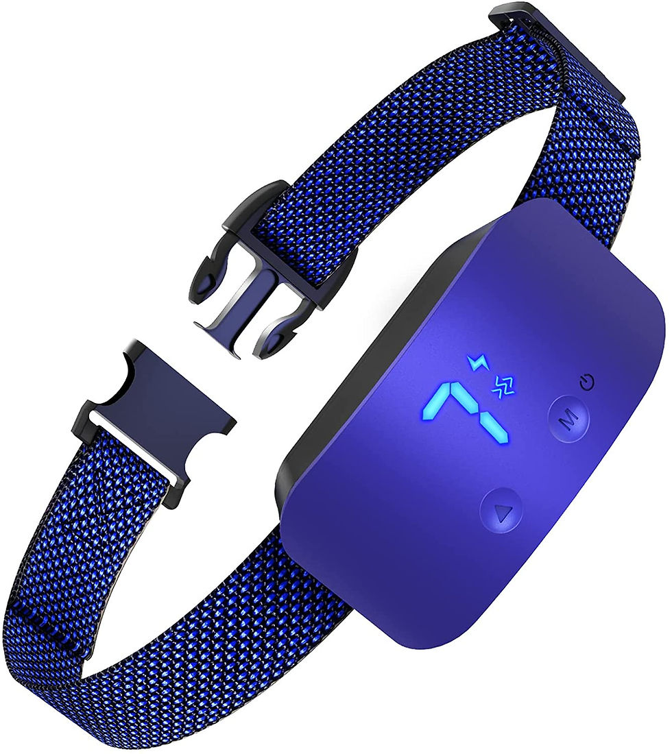 Thumbnail: Bark Collar for Dogs,Rechargeable Anti Barking Training Collar with 7 Adjustabl