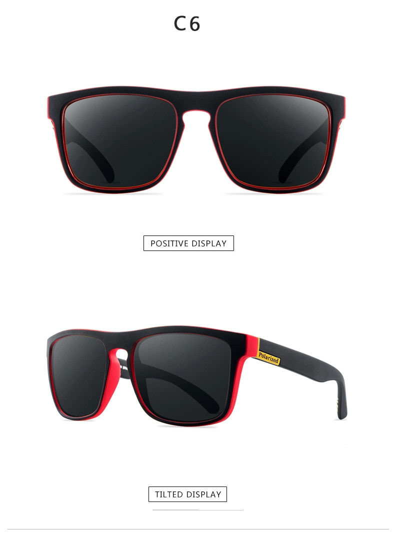 Thumbnail: Sun Glasses Polarized Sunglasses Men Classic Design Mirror Fashion Square