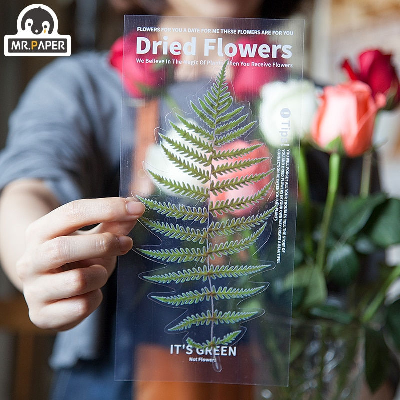 Thumbnail: 8 Designs 6Pcs Weekend Flowers Deco Stickers Scrapbooking Styling Bullet Journal