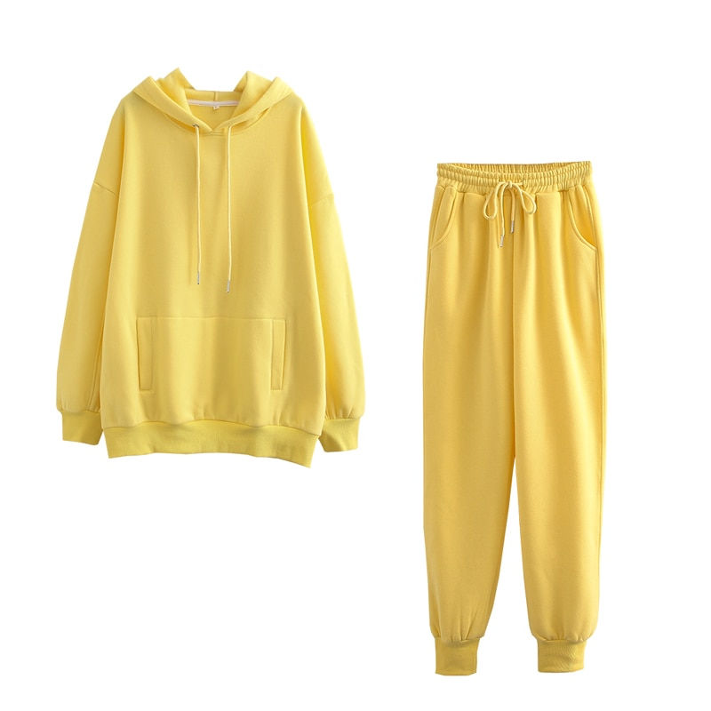 Thumbnail: 2 Pieces Sets Hoodies Sweatshirt and Pants Suits