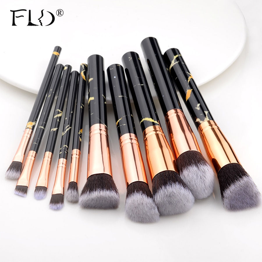 Thumbnail: 15Pcs Makeup Brushes Tool Set Cosmetic Powder Eye Shadow Foundation Blush