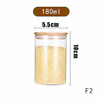 Thumbnail: Mason Candy Jar for Spices Glass Transparent Container Glass Jars With Lids