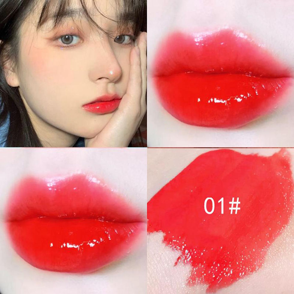 Thumbnail: 3D Lip Gloss Transparent Holographic Lip Plumping Shiny Pearl Moisturizer