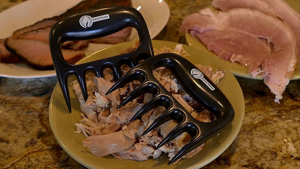 Thumbnail:  Meat Claws for Shredding Pulled Pork, Chicken, Turkey, and Beef- Handling & Ca