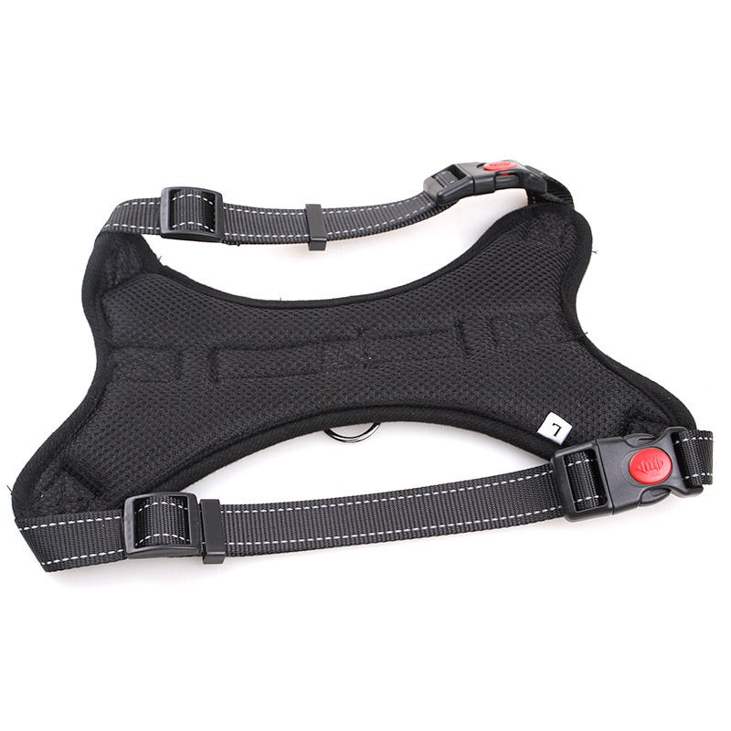 Thumbnail: Nylon Heavy Duty Dog Pet Harness Collar Adjustable Padded