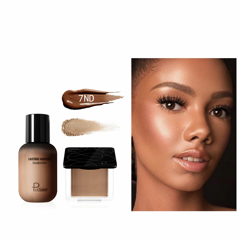 Thumbnail: Face Foundation Makeup Set Liquid Foundation Cream Matte Foundation Base Face