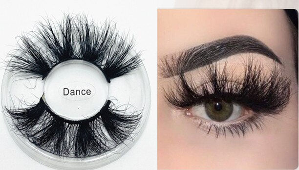 Thumbnail: 25mm Mink Lashes Natural 3D Eyelashes Dramatic Volume False Eyelashes Extension