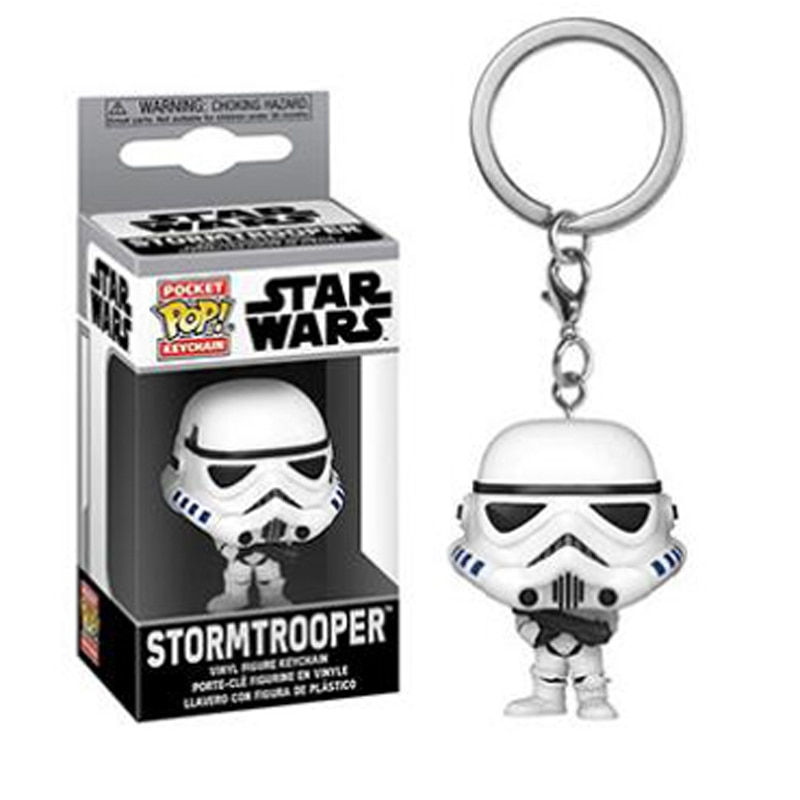 Thumbnail: Disney Star Wars Keychain Darth Vader Action Figure Stormtrooper