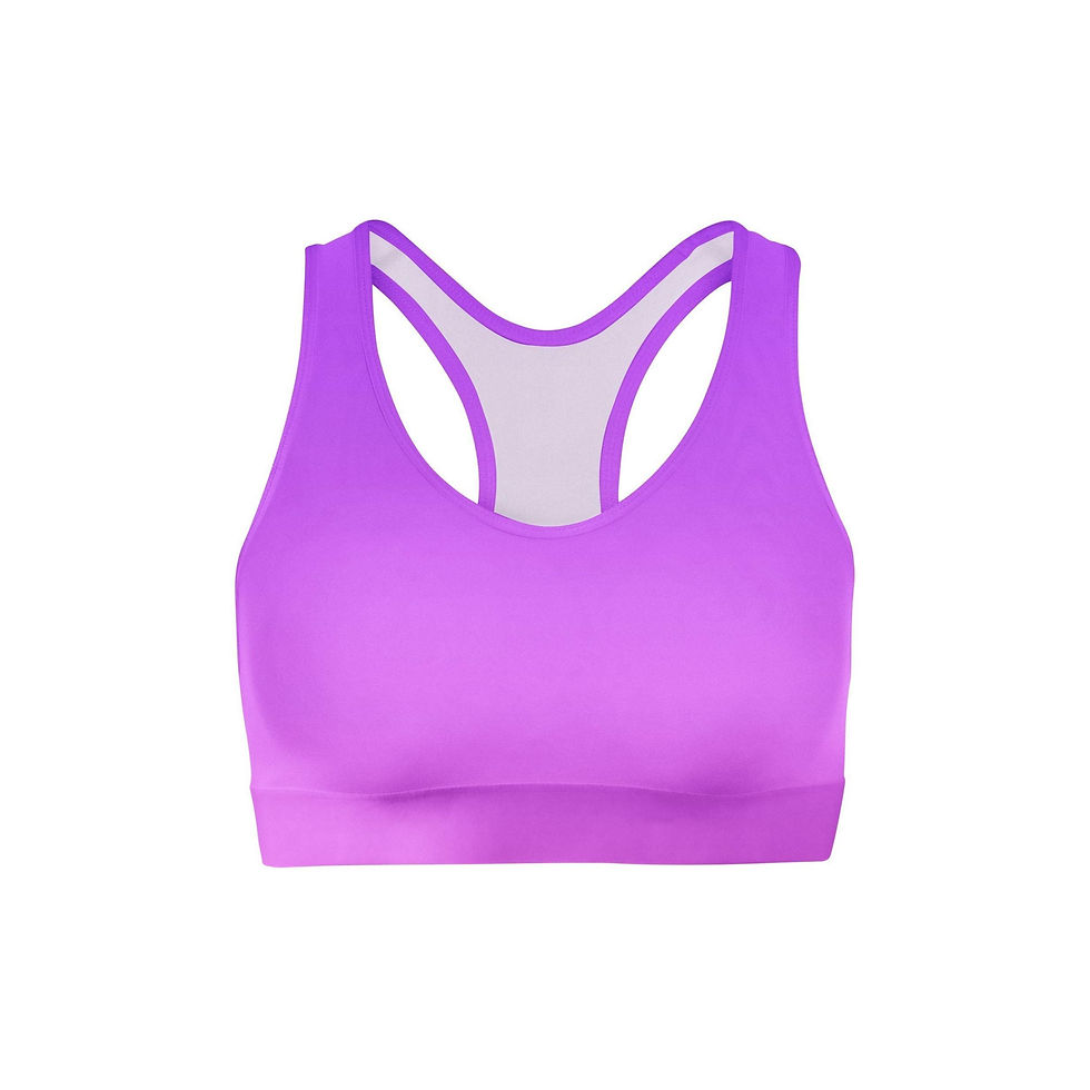 Thumbnail: Purple Pink Ombre Sports Bra