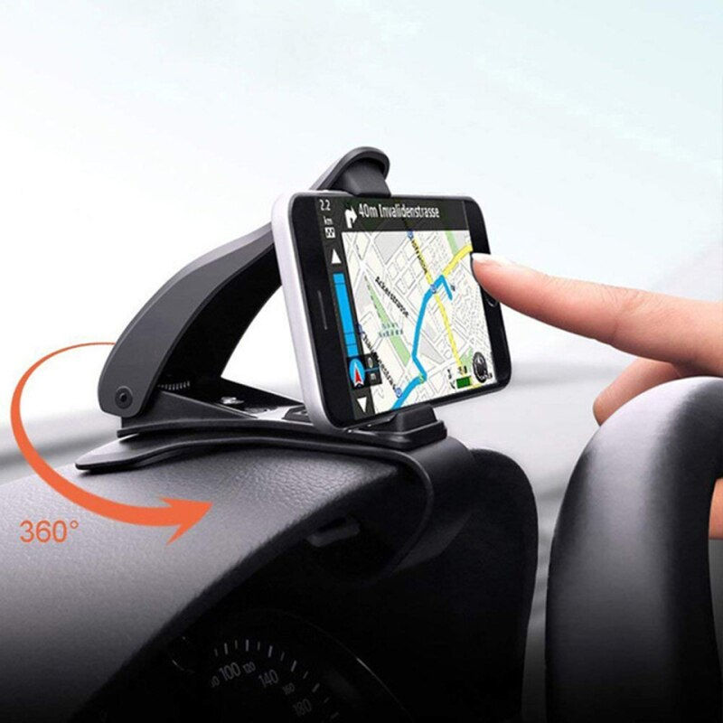 Thumbnail: Car Phone Holder for Universal Mobile Phone Mini Dashboard GPS Navigation