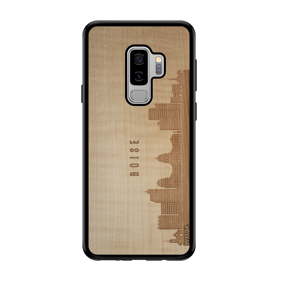 Thumbnail: CityScape Wooden Phone Case (Boise ID Skyline)
