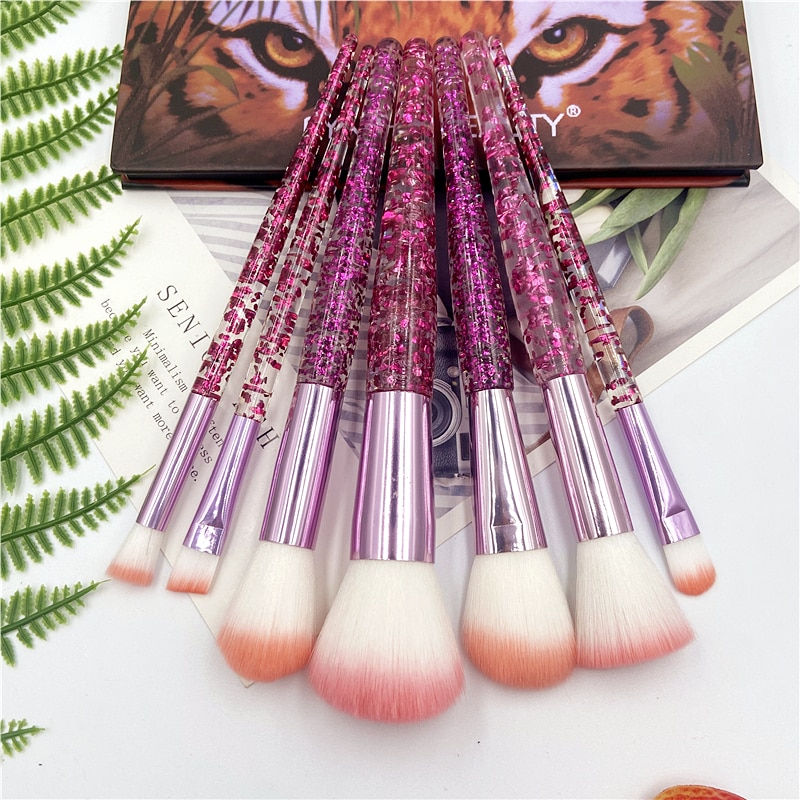 Thumbnail: 7/10 High-Quality Professional Makeup Brushes Set Eyeshadow Powder Foundation