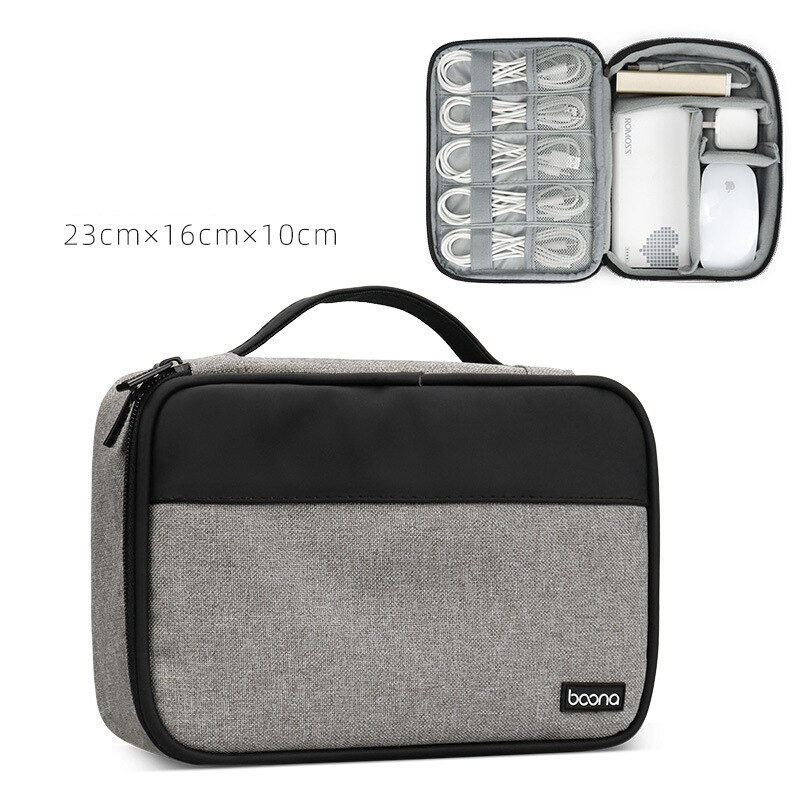 Thumbnail: Travel Cable Bag Portable Digital USB Gadget Organizer Charger Wires