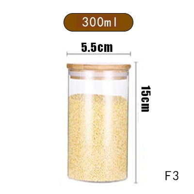 Thumbnail: Mason Candy Jar for Spices Glass Transparent Container Glass Jars With Lids