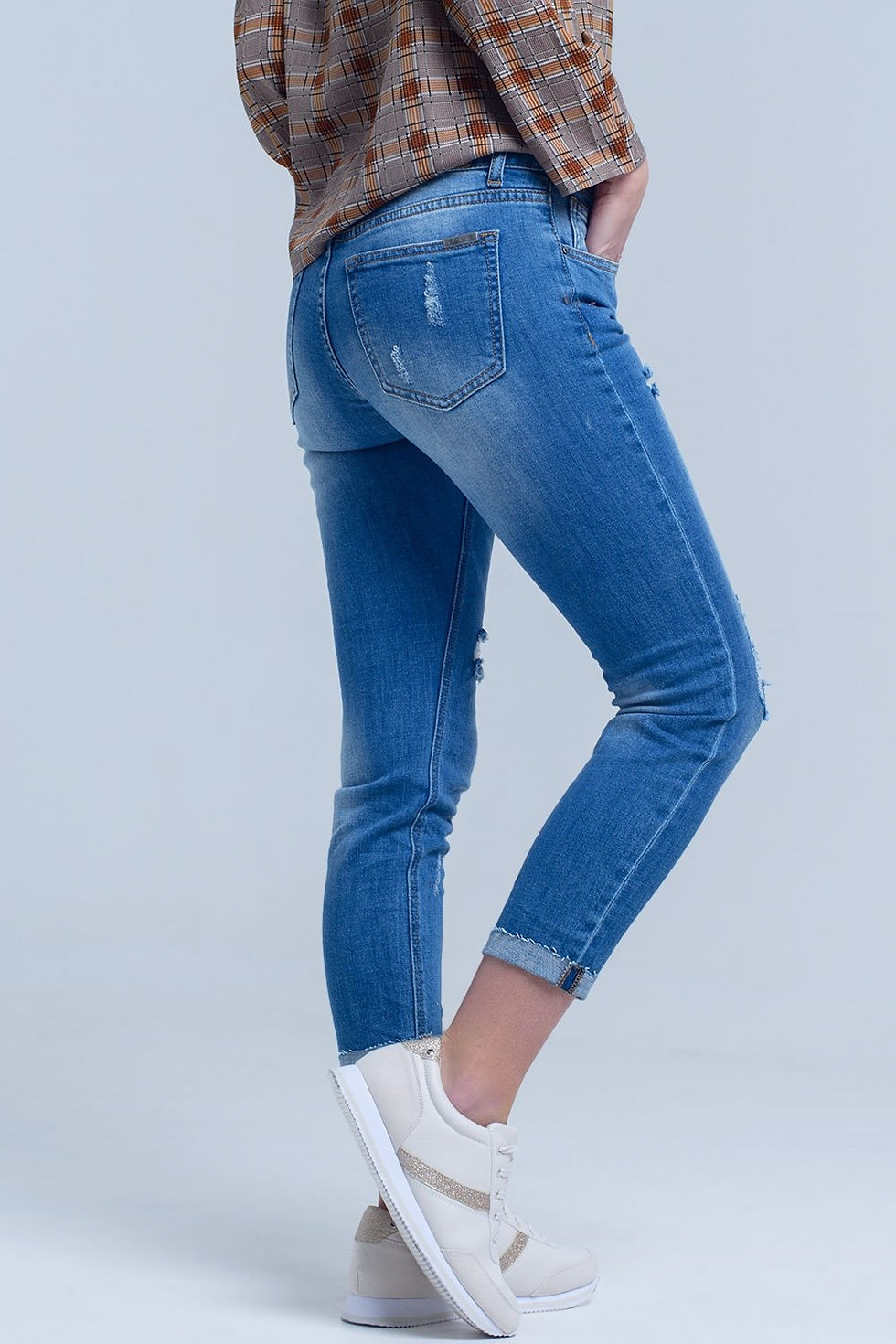 Thumbnail: Jean Skinny With Rips on the Legs