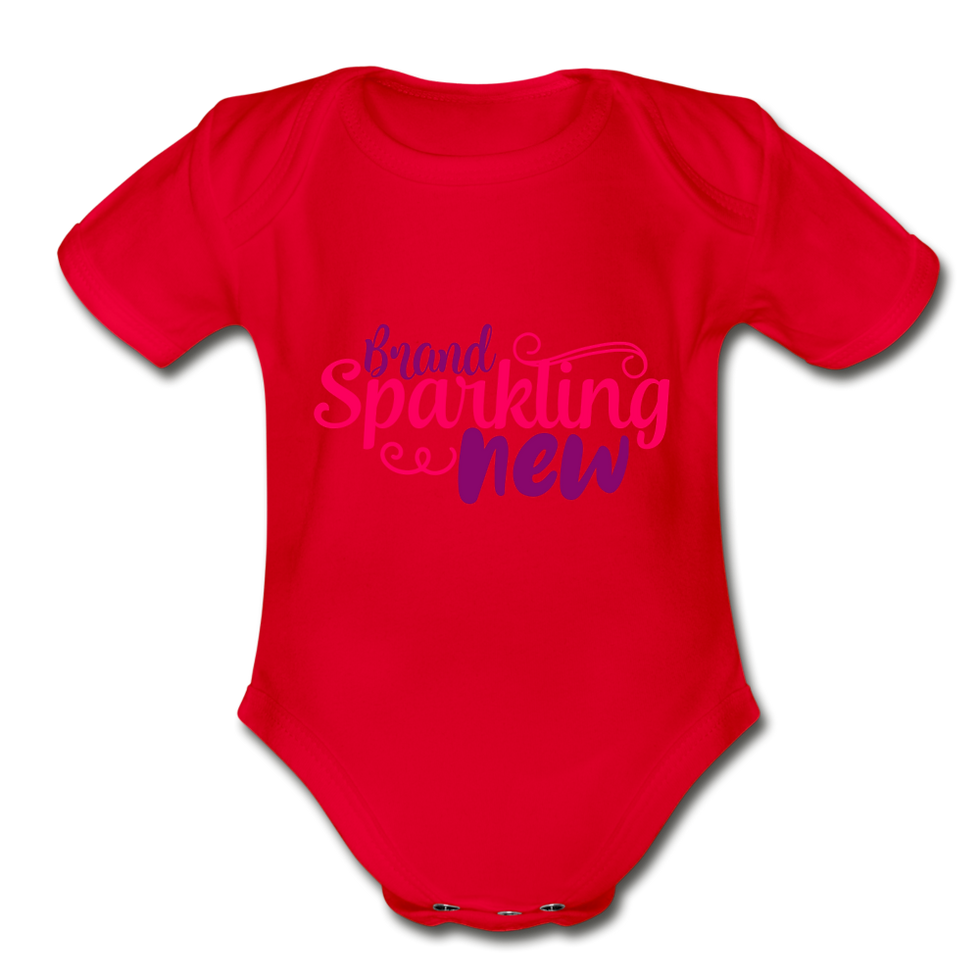 Thumbnail: Brand Sparkling New Short Sleeve Baby Bodysuit
