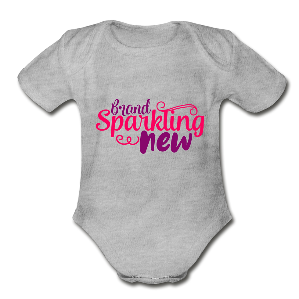 Thumbnail: Brand Sparkling New Short Sleeve Baby Bodysuit