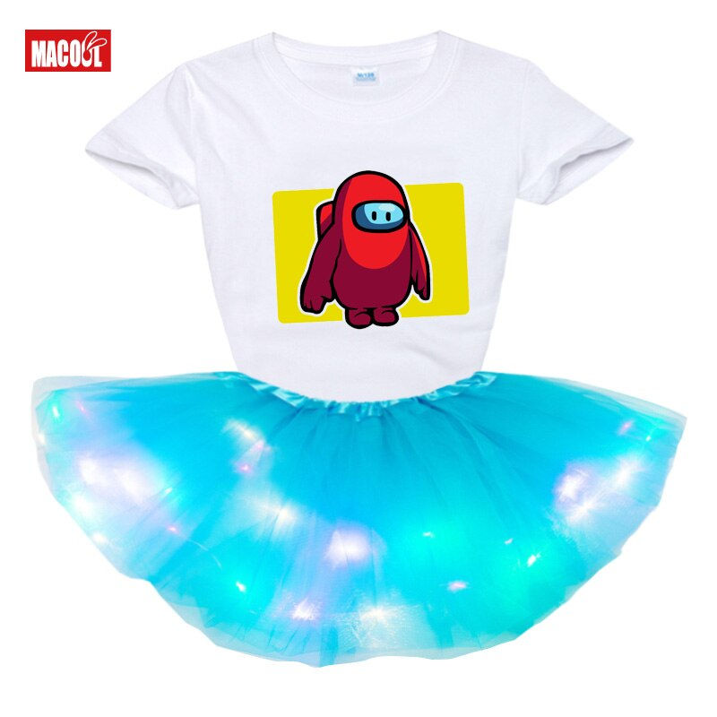 Thumbnail: 2 Pcs Set Children Girl Clothing Outfit Sets
