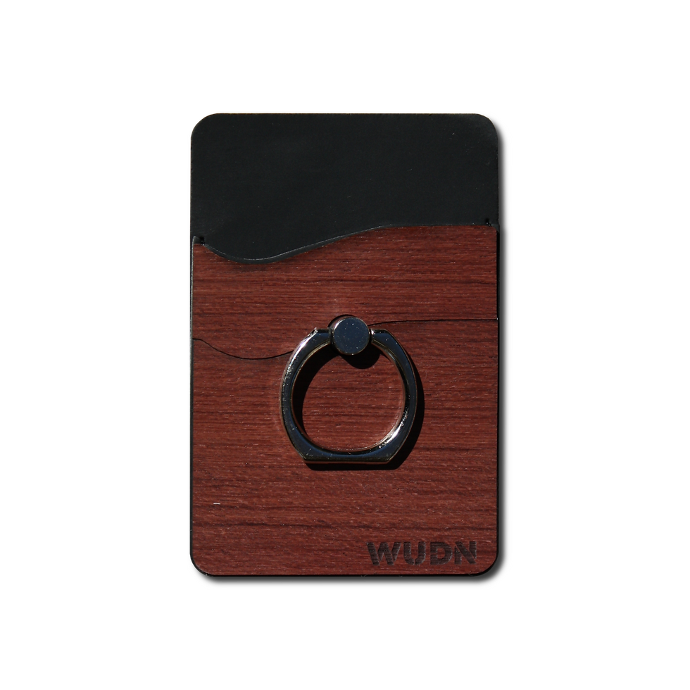 Thumbnail: Wallet RNGR - Wooden Phone Wallet & Ring Phone Holder