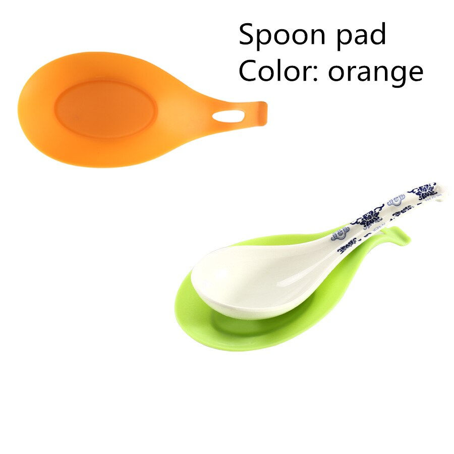 Thumbnail: Plastic Silicone Kitchen Cooking Salad Serving Stainless Steel Handle Utensil