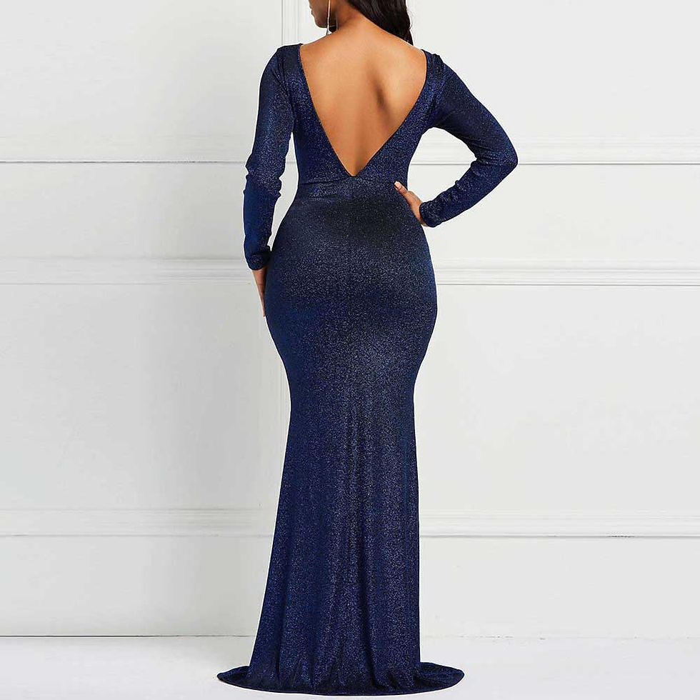 Sīktēls: Hollow Out Sheer Mesh Patchwork Tight African Ladies Plus Size