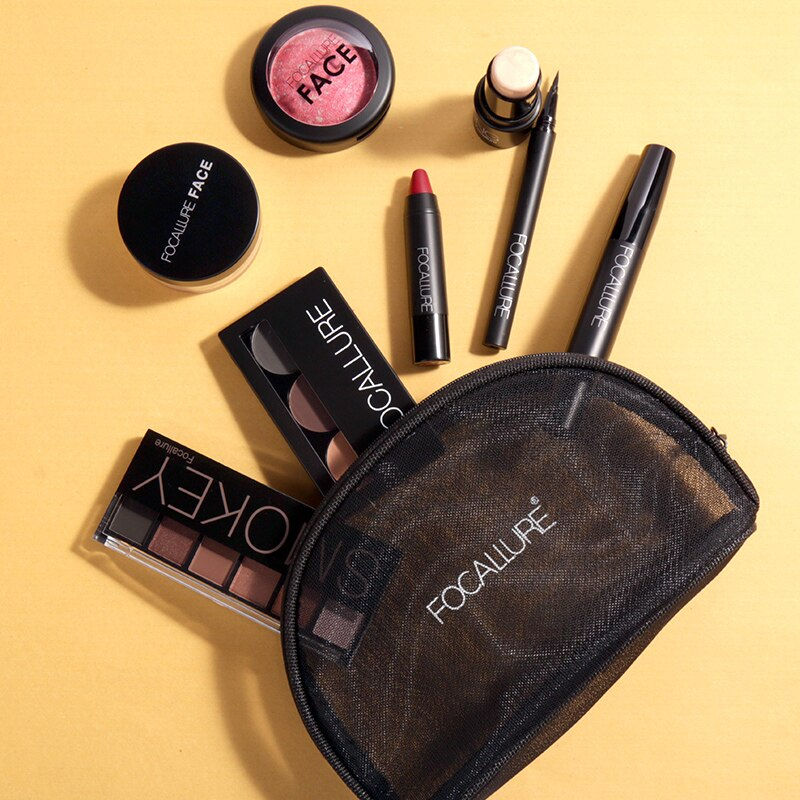 Thumbnail: 8 PCS Makup Tool Kit Must Glitter Eyeshadow Matte Lipstick Blush Mascara