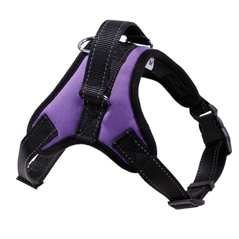 Thumbnail: Nylon Heavy Duty Dog Pet Harness Collar Adjustable Padded