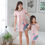 Thumbnail: Matching Outfit Cartoon Dressing Gown Matching Pajamas Short-Sleeves