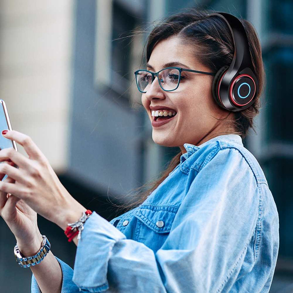 Thumbnail: AIRAUX AA-ER2 Bluetooth Music Headset Dynamic Driver HiFi Headphone Breathing